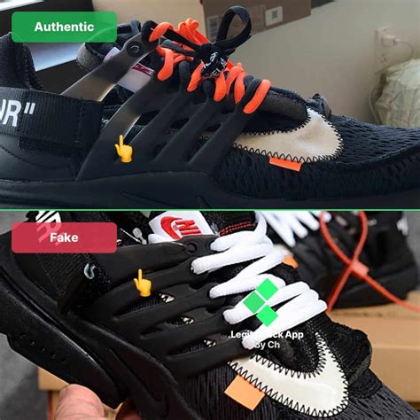 nike off white presto black real vs fake|Off.